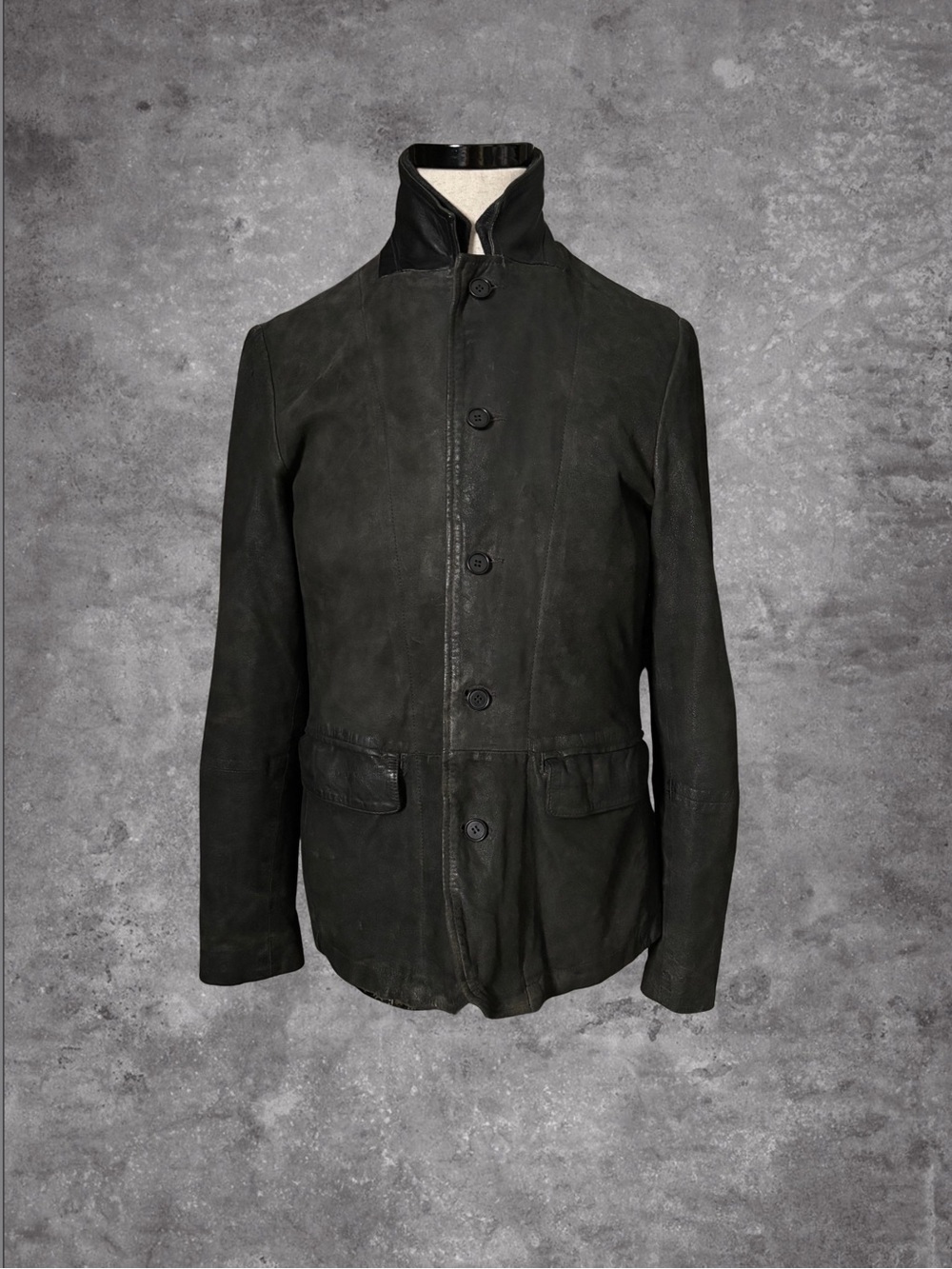 AllSaints Waxed Suede Survey Jacket